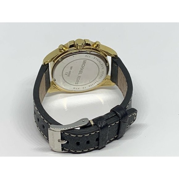 Michael Kors MK5605 Unisex Leather Analog Dial Qua main image 7
